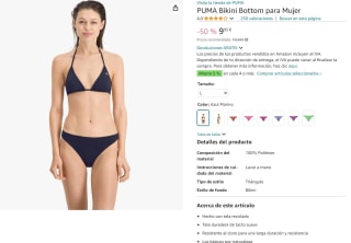Bikini Bottom para Mujer marca puma por 9,95€