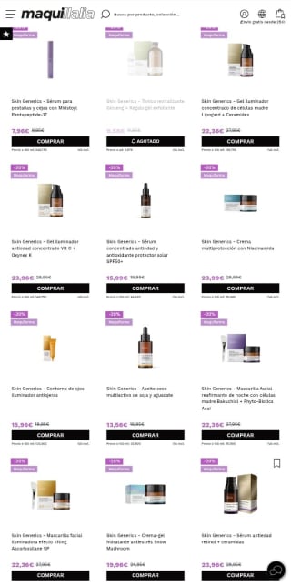 -20% de Descuento Skin Generics.