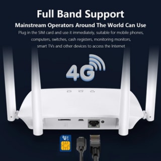 Enrutador DBIT 4G CPE inalámbrico tarjeta SIM a Wifi por 16,10€