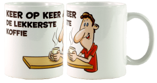 Gratis een Keer op Keer mok bij bestelling winnaars- en verliezersshirt bij 999games