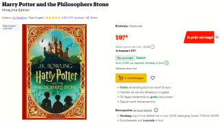 Rowling, J K - Harry Potter & The Philosophers Stone voor €19,94 bij Bol.com