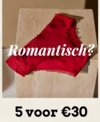 5 slips voor €30 bij Livera