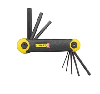 STANLEY 2-69-264 Juego de llaves métricas (8 piezas en estuche plegable) por solo 8,70€