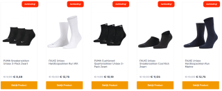 15% korting op alles bij SokkenDirect