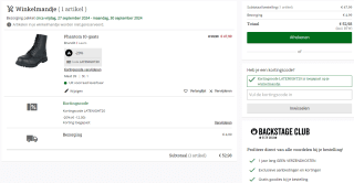 20% korting op bijna alles bij Large