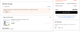 Playstation 5 Slim (Lector), Chasis D, 1TB por 382€ envío desde España