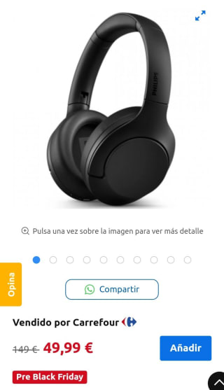 Auriculares Inalámbricos Bluetooth Philips por 49,99€.