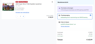 LEGO Super Mario 71436 King Boo's spookhuis voor €45,99 bij Smyths Toys