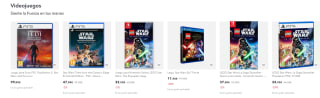 Hasta -40% de descuentos en Star Wars