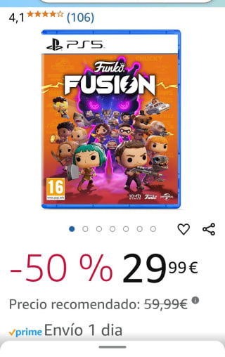 Funko Fusion PS5 por 24,99€.
