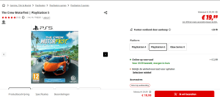 The Crew Motorfest voor €19,99 bij de Mediamarkt