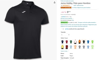 Polo hombre Joma Hobby por 9,99€