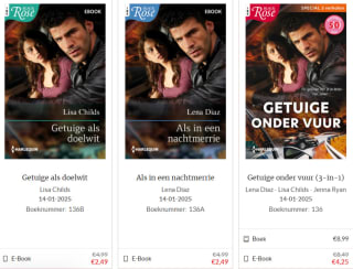 50% korting op Harlequin e-books