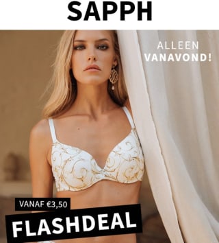 Sample sale items voor €3,50 bij Sapph