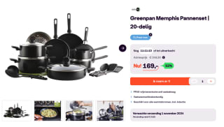 20-delige Memphis pannen set van GREENPAN