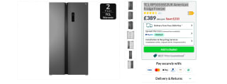 TCL RP505SSE2UK American Fridge Freezer - £389