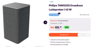 Philips TAW6205 - Draadloze Luidspreker - Grijs voor €69,95 bij Ibood