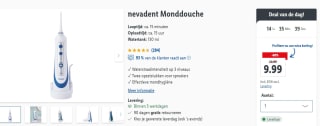 Nevadent Monddouche - Looptijd: ca. 15 minuten voor €9,99 in de Lidl Webshop