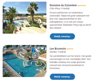 €100 extra korting op bijna alle campings in Frankrijk en Kroatië bij Eurocamp