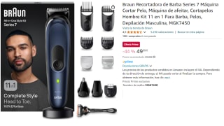 Braun Recortadora de Barba Series 7 Máquina Cortar Pelo, Máquina de afeitar, Cortapelos Hombre Kit 11 en 1 por 49.99€