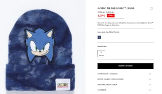 Gorro de punto de Sonic por 3,99€