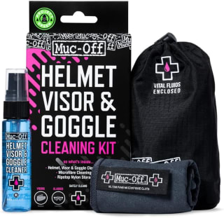 Muc-Off Helm-, vizier- en brillenreinigerset voor €9,95 bij Amazon