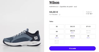 Zapatillas de Mujer Wilson HURAKN 2.0 por 55€