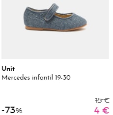 Calzado infantil UNIT por 4€