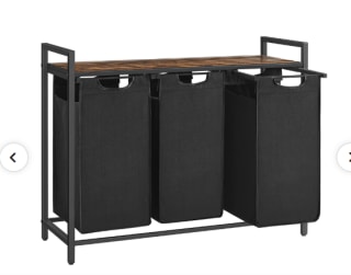 Vasagle Wasmand 3 vakken - 114 L - voor €33 bij Ochama