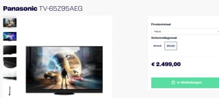 Panasonic TV-55Z95AEG 4K OLED TV voor €2.499 bij smitsarnhem