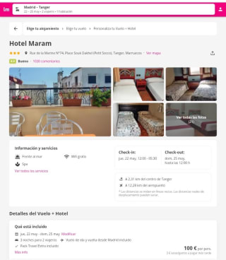 Tanger Marruecos 4 dias con Vuelos desde 101€.