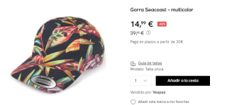 Gorra O´neill Seacoast por 14.99€