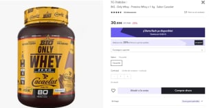 BIG - Only Whey - Proteína Whey x 1 Kg - Sabor Cacaolat por 22.5€