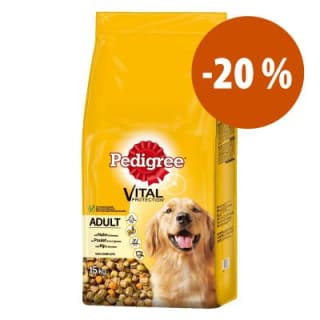 Pedigree 15 kg pienso para perros por 13,99€ en Zooplus