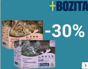 30% korting op Bozita natvoer voor katten via Brekz