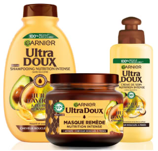 Coffret de 3 pièces Routine Cheveux Frisés Garnier Ultra Doux à 8,95€