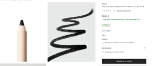 Lápiz de ojos waterproof Pro pencil Etnia 1.2 gr por 8.82€