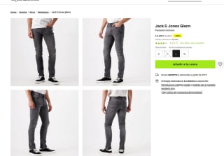Pantalón vaquero hombre Jack & Jones Glenn por solo 14,99€