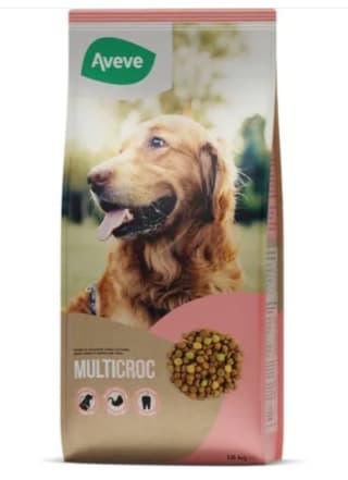 2e aan 50% korting op hondenbrokken bij Aveve