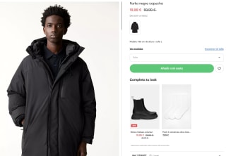 Pull & Bear Abrigo acolchado con capucha por 19,99€ varios modelos mujer y hombre