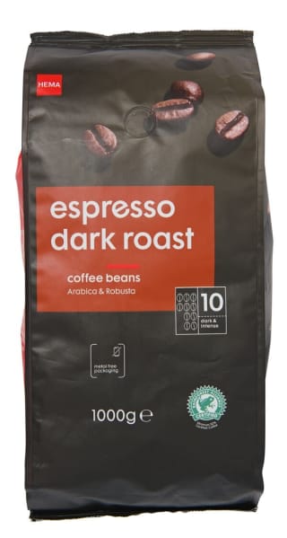 Hema Espresso koffiebonen 3 kg voor €25