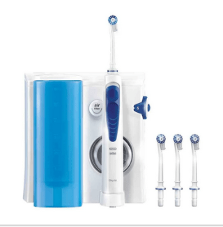 Oral-B irrigador bucal oxyjet con 4 cabezales de cepillado a 39,99€