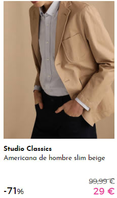 Americanas para hombre Studio Classics hasta 49€