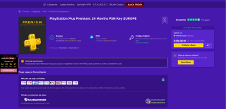 PlayStation Plus Premium 24 Meses PSN Key EUROPE por 229€