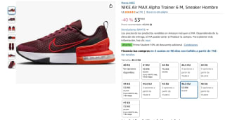 Zapatillas Nike Air MAX Alpha Trainer 6 M por 53,99€