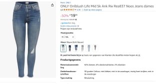 Only Onlblush Skinny dames Jeans voor €19,99 bij Amazon