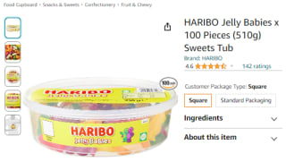 Catch Haribo jelly babies from Amazon as low as £4.62