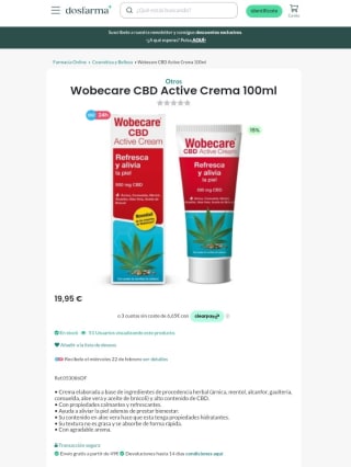 -15% de Descuento en Wobenzym Crema.