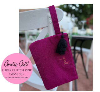 Gratis Clutch bij besteding vanaf €198 bij Yoek