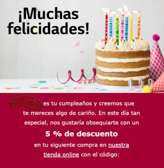 -5% de descuento en Lg tienda